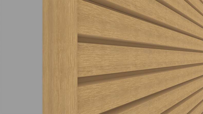 planeo LINEA Wide - WPC CoEx Fassadenverkleidung Sand 2900 x 181 mm