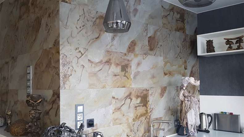 planeo EVOLITH Slate&Stone - Naturstein Wandverkleidung Autumn Drift 1220 x 610 mm