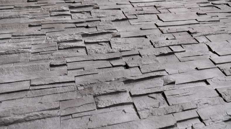 planeo Fassadenplatte Steinoptik - NovikStone DS Anthracite 1054 x 334 mm