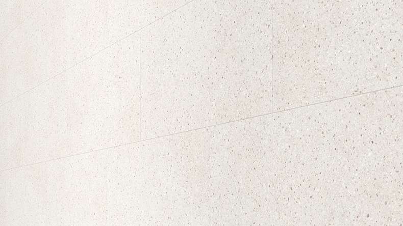 planeo DekoWall - Wandvinyl Prime White Terrazzo Stone | Authentisches Erscheinungsbild (UN-522-WV)