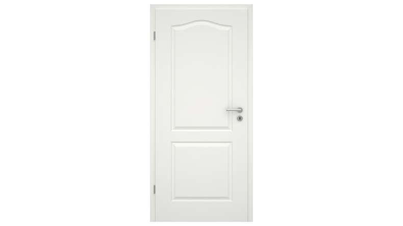 planeo Landhaus-Innentür VELA Casa 2F A Weißlack 9010 Rundkante | lackiert - 1985 x 610|735|860|985 mm