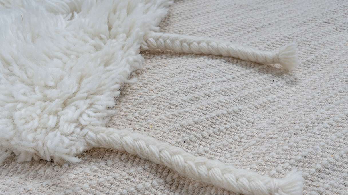 planeo Teppich - Casablanca 140 Natur / Elfenbein 120 x 170 cm