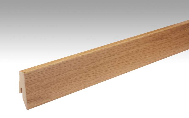 MEISTER Sockelleisten Fußleisten Eiche Nature 001 - 2380 x 60 x 20 mm (200049-2380-00001 - 103023001)