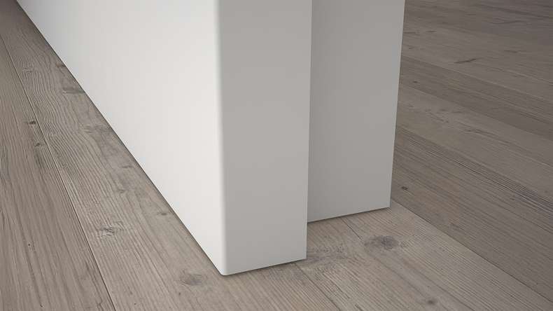 planeo Innentür PUREA Calma Weiß 9003 Designkante | SMH - 2110 x 610|735|860|985 mm