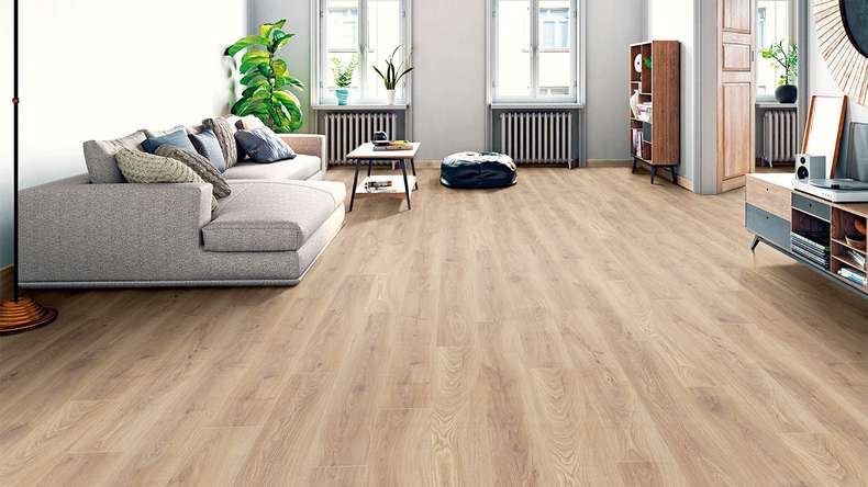 planeo Laminat - Eiche Beige | antibakterielle Oberfläche (KRO-8006)