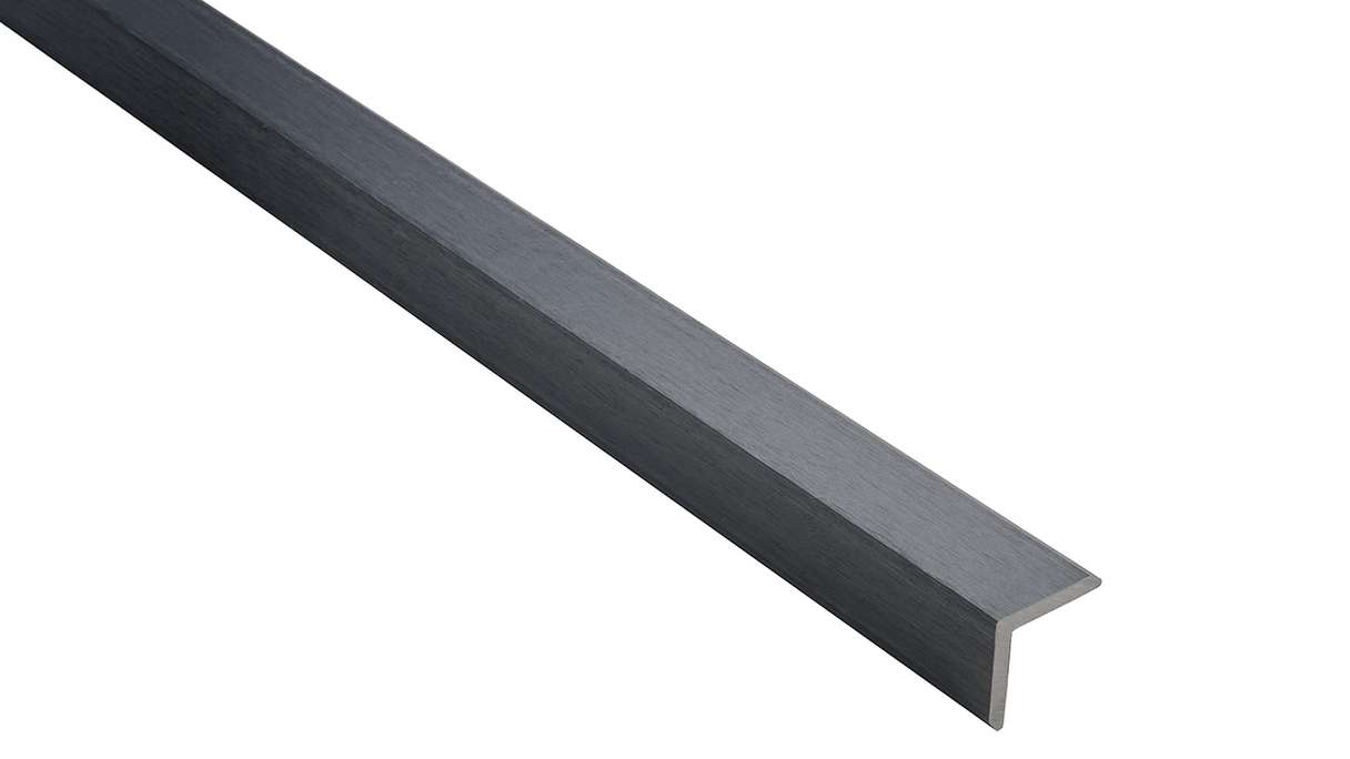 planeo WPC coex Fassadenwinkel Grey - 2900 x 45 x 45 mm