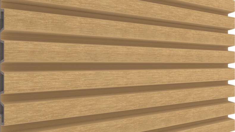 planeo LINEA Slim - WPC CoEx Fassadenverkleidung Sand 2900 x 215 mm