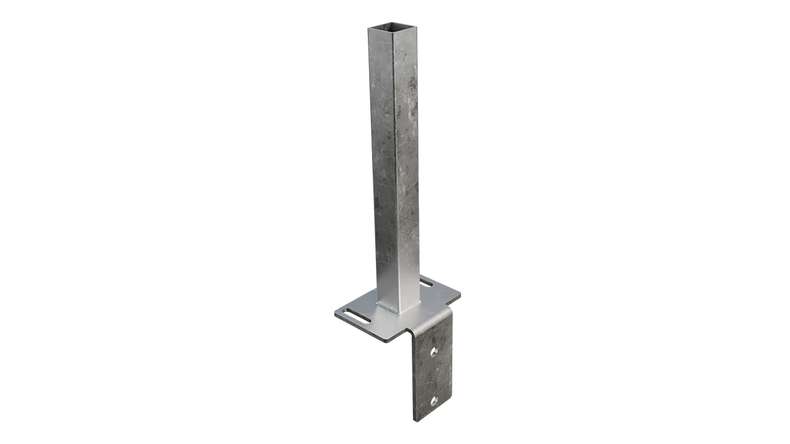 planeo Gardence Strong - GJ 45 L-Stein Konsole 16 x 12 x 40 cm zum Aufdübeln mit integriertem Montageadapter