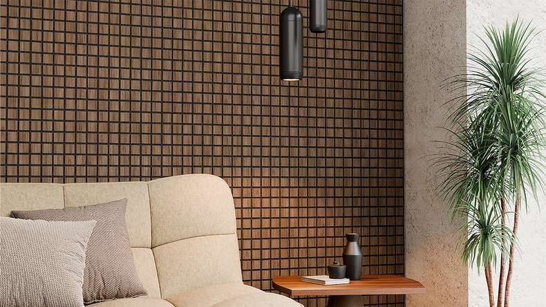 Skaben Akustikpaneele SilentWall Cube - Eiche Rustikal - 61 x 61 cm