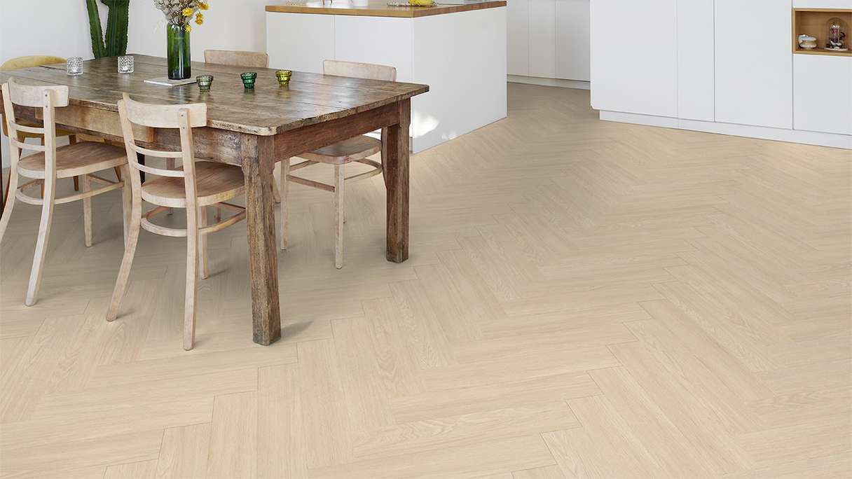Gerflor Klebevinyl - Virtuo 55 Glue Down HB Blomma cream | Authentisches Erscheinungsbild (39201463)