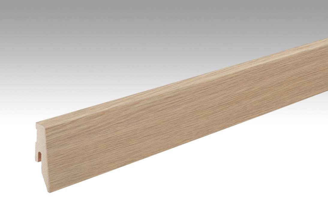 MEISTER Sockelleisten Fußleisten Stieleiche Nature 6983 - 2380 x 60 x 20 mm (200005-2380-06983 - 6938236983)