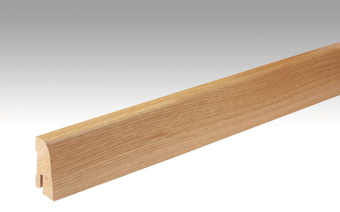 MEISTER Sockelleisten Fußleisten Eiche Nature 001 - 2380 x 40 x 22 mm (200024-2380-00001 - 112123001)