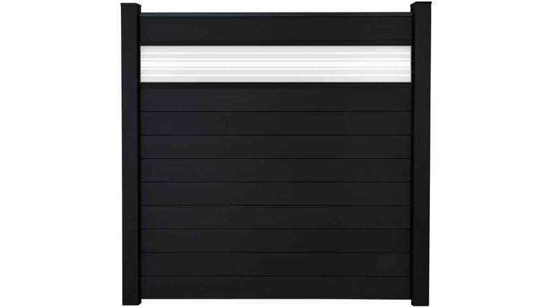 planeo Gardence Strong - Designblende Glas30 Schwarz co-ex