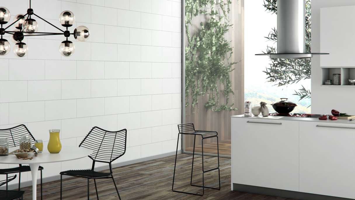 Skaben DesignWall Aqua Wandverkleidung Kunststoff - Blanco 60 x 30 cm