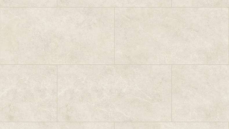 planeo Rigid Klick Vinyl - Jura White XXL Fliese 1220x610mm | Trittschalldämmung integr. (DF-KF-894-030)