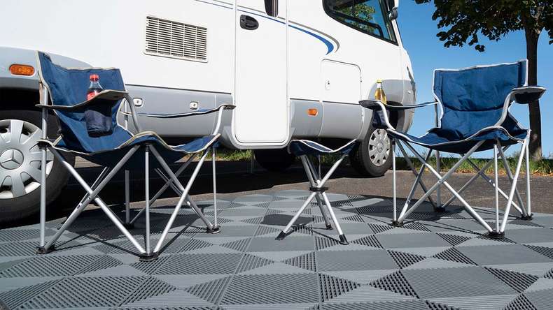 planeo Klickfliese Classic - Dunkelgrau