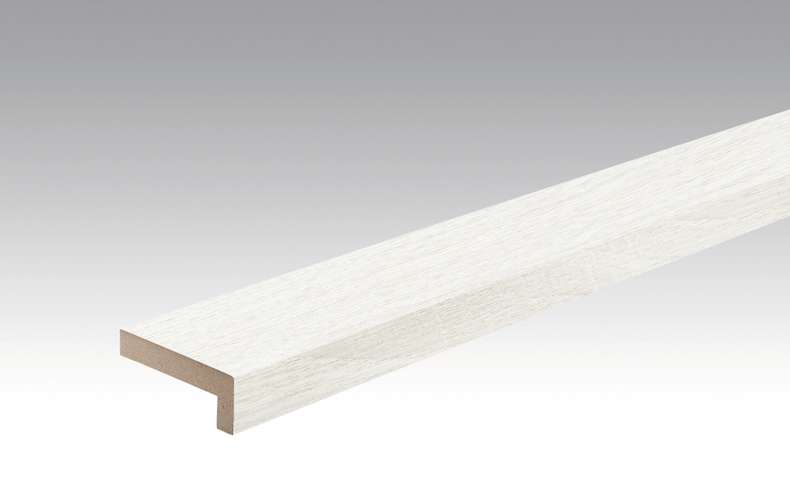MEISTER Sockelleisten Winkelabdeckleisten Eiche weiß deckend 4069 - 2380 x 60 x 22 mm (200028-2380-04069 - 2605234069)