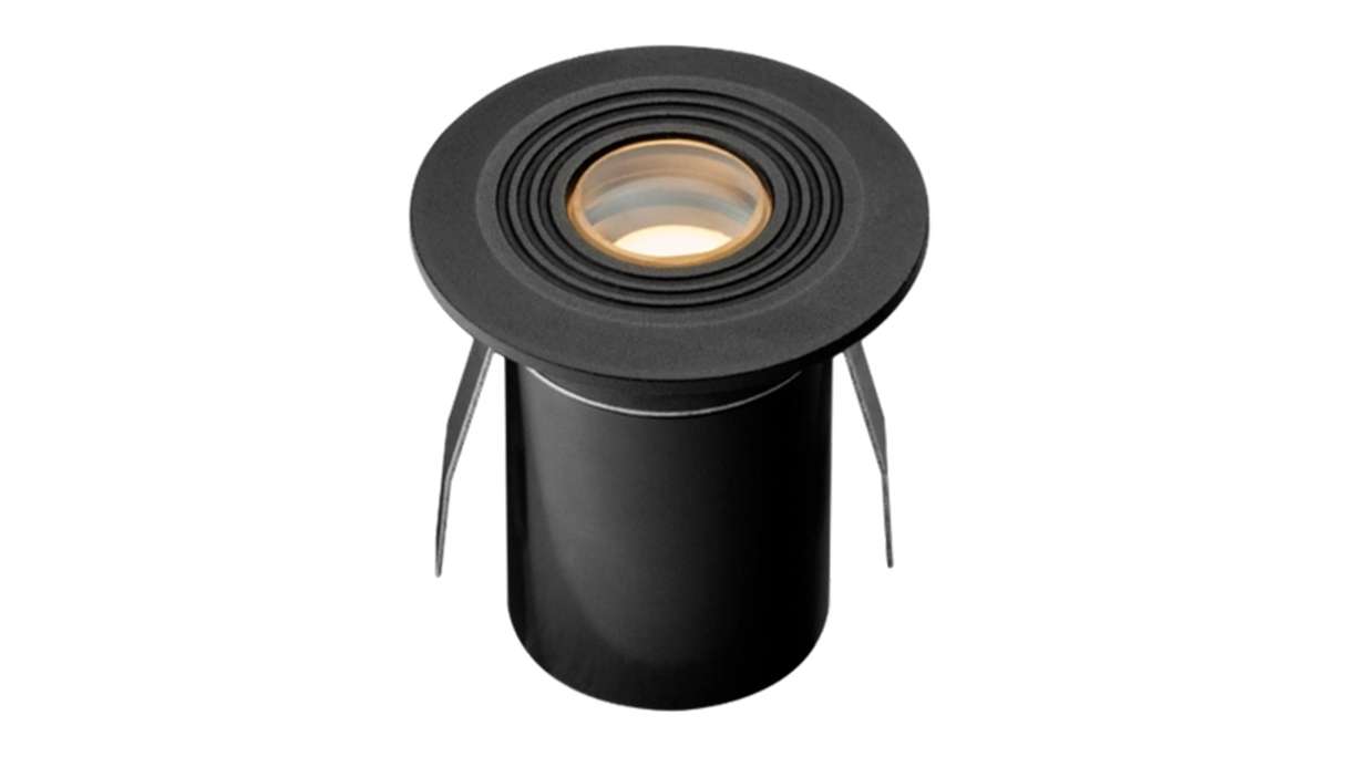 planeo Terrassenbeleuchtung 12V - LED-Einbauleuchte Onyx 30 RA - 0.5W 1 Lumen