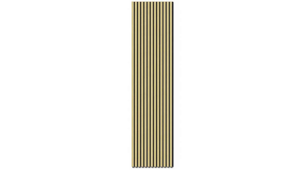planeo Akustikpaneele - Kiefer 2480 x 600 x 21.5 mm | schwer entflammbar Brandschutz Klasse B