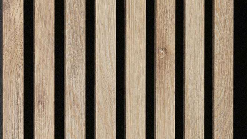 planeo Akustikpaneele - Eiche Hell - 2600 x 330 x 20mm