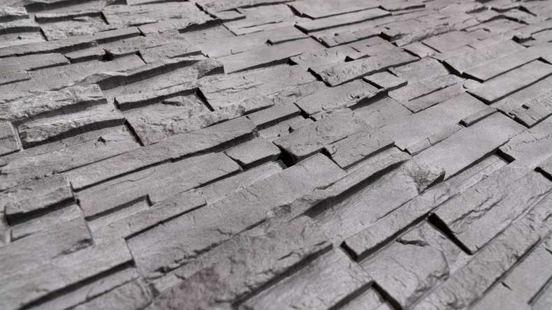 planeo Fassadenplatte Steinoptik - NovikStone DS Anthracite 1054 x 334 mm