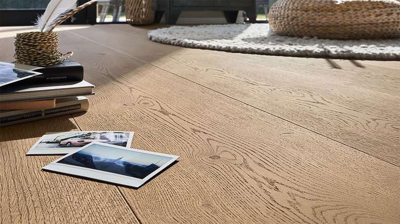 MEISTER Lindura-Holzboden HD 400 - 20225 Eiche authentic lehmbraun ultramattlackiert 2200 x 270 x 11 mm (500214-2200270-20225)