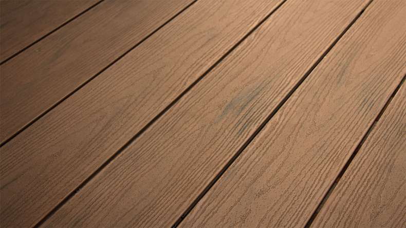 planeo TitanWood - Massivdiele dunkel-braun antik gealtert/gebürstet 4m | 5m
