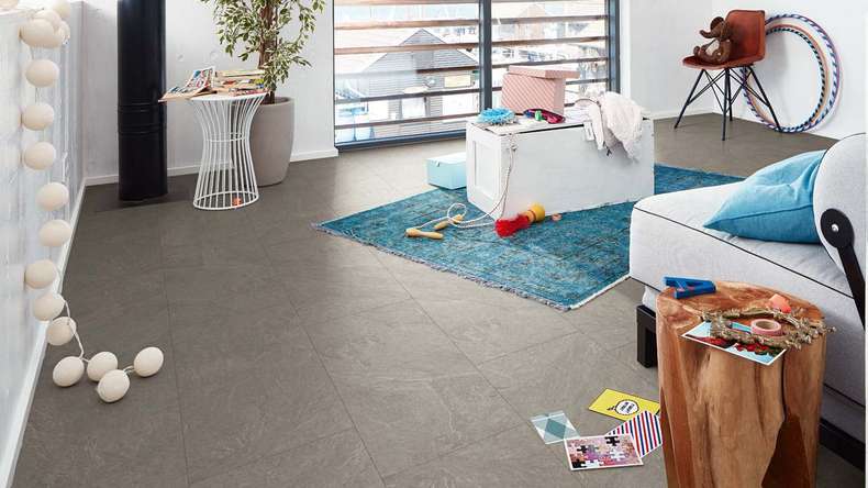 MEISTER Laminat - MeisterDesign LB 150 Schiefer grau 06136 | Made in Germany (600003-0857398-06136)