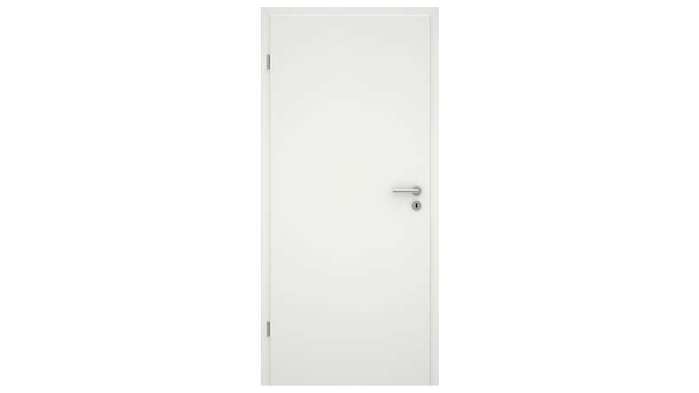 planeo Innentür VELA Calma Weißlack 9010 Eckkante | lackiert - 2110 x 610|735|860|985 mm