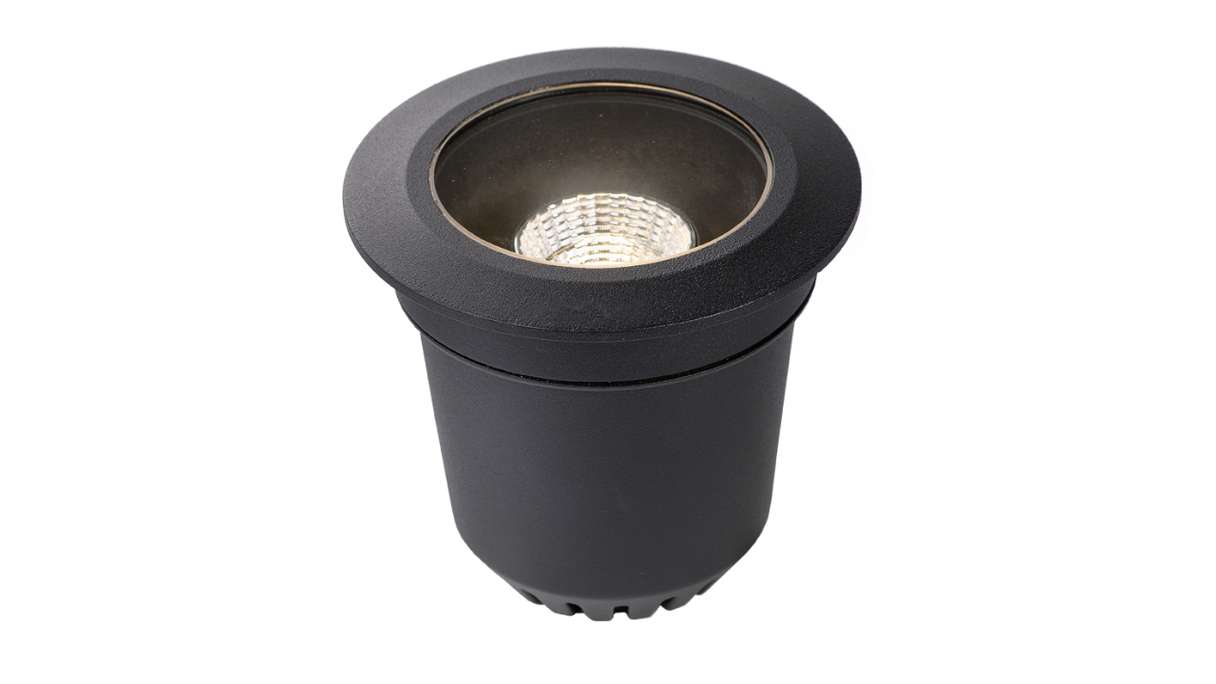 planeo Gartenbeleuchtung 12V - LED-Einbauleuchte Atik R1 Einbaustrahler LED dimmbar - 9W 750 Lumen