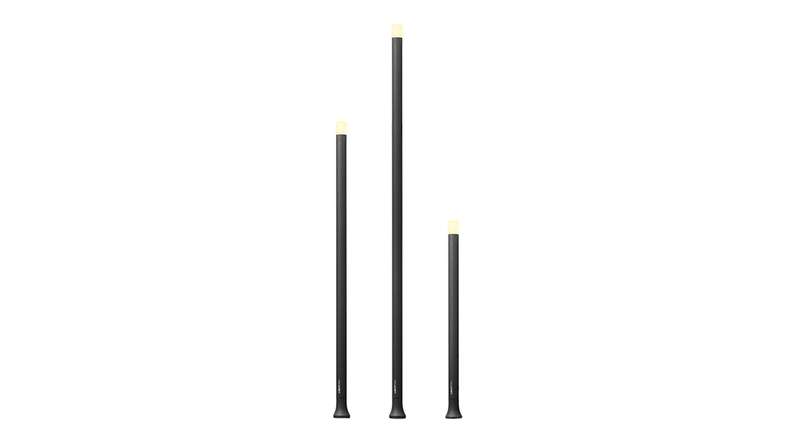 planeo Gartenbeleuchtung 12V - LED-Sockelleuchte Erba 3 Set - 1W 100 Lumen
