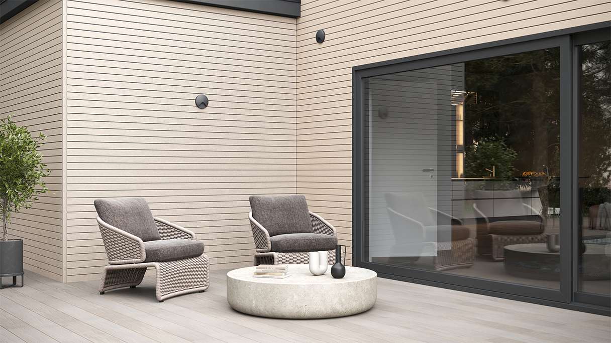planeo Fassado - BPC Fassadenverkleidung Nature White 5m (PBF-C123)