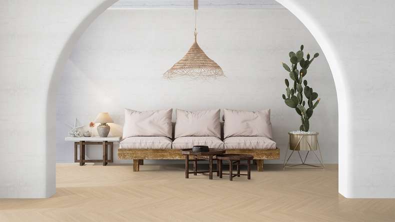 Gerflor Klick Vinyl - Virtuo 55 Rigid Acoustic HB Blomma Beige | Trittschalldämmung integr. (39041460)