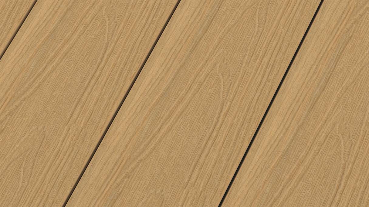 planeo MAXLine Nature - 3m WPC CoEx ummantelte XL Terrassendiele Verbundprofil leicht - Sand strukturiert/glatt gebürstet