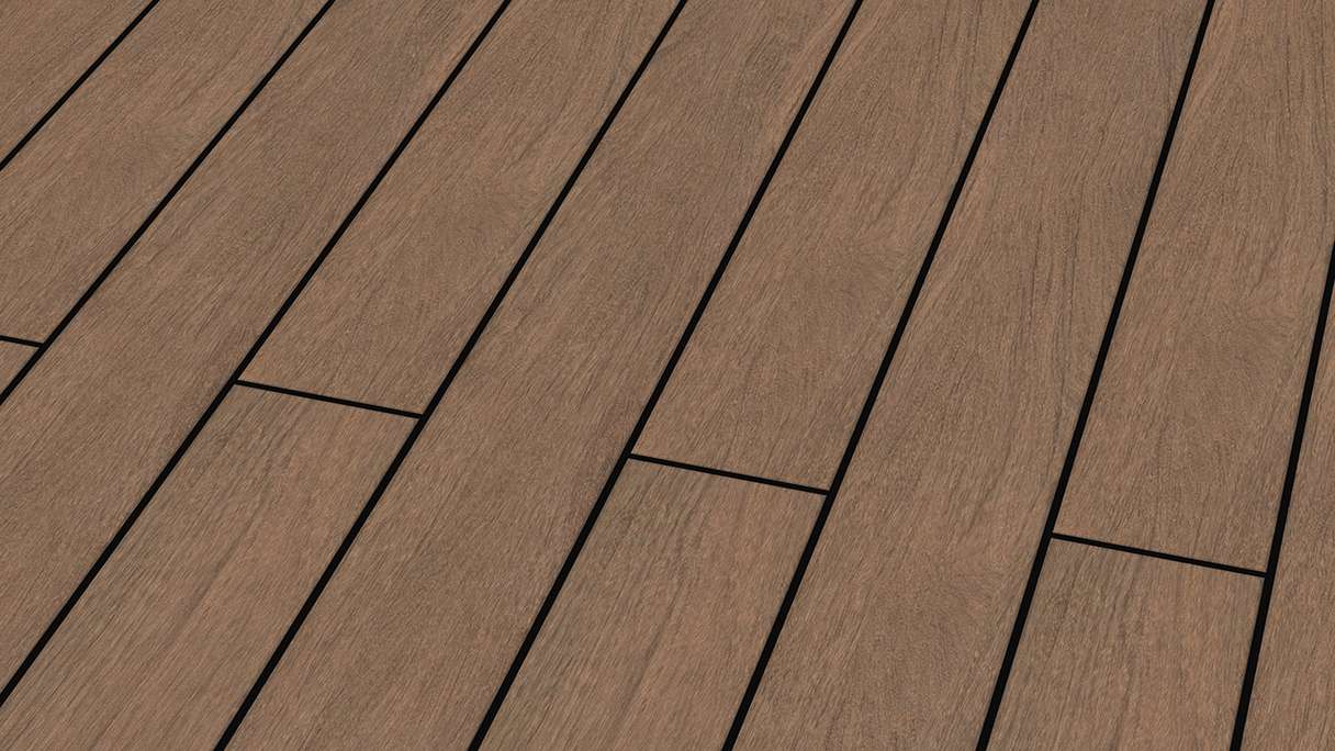 planeo Design Wood - BPC Terrassendiele Massiv - Yellowish Ipe strukturiert