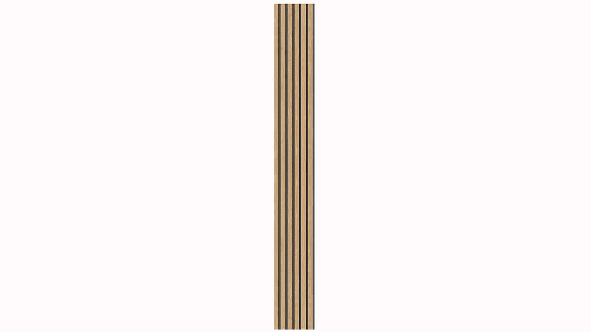 Skaben Akustikpaneele 6mm SilentWall Comfort Light - Eiche Hellbraun - 250 x 30 cm