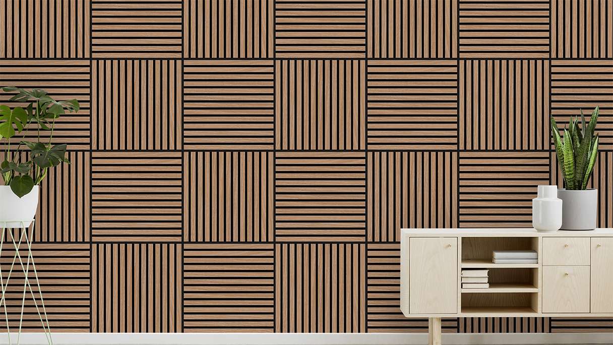 planeo Akustikpaneel - MixWall Timber Touch Ravon Oak 52 x 52 cm | Echtholzfurnier (PLMW-30011A)