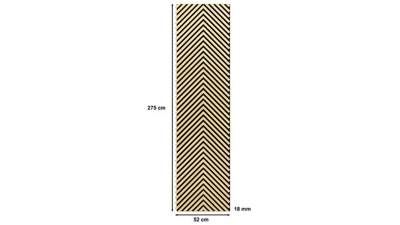 Skaben Akustikpaneele SilentWall - Fischgrät New Light - 275 x 52 cm