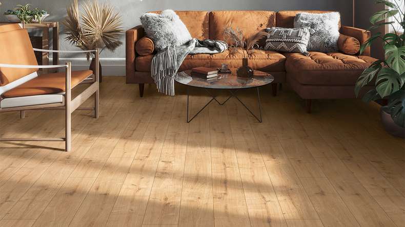 planeo Laminat - Eiche Honig | antibakterielle Oberfläche (KRO-8003)