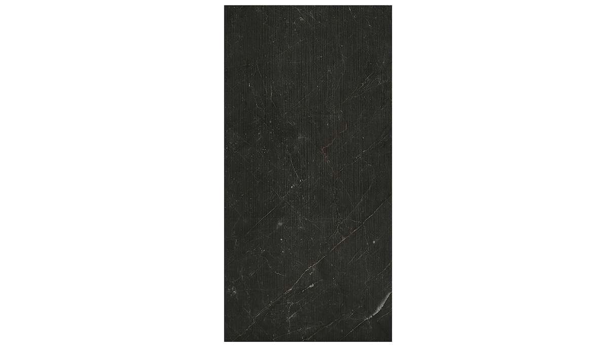 planeo Wandverkleidung SPC - CeraRock Tile Stripes Black Slate 120 x 60 cm