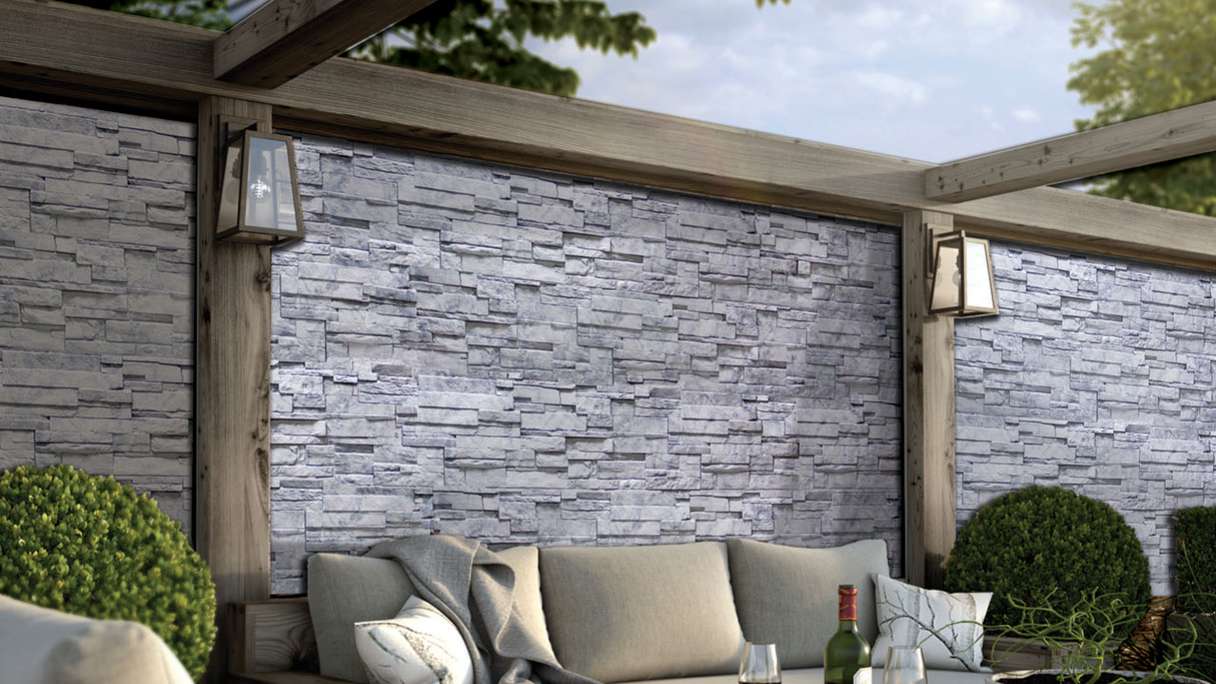 planeo Wandverkleidung Steinoptik - NovikStone DS Grigio 1054 x 334 mm