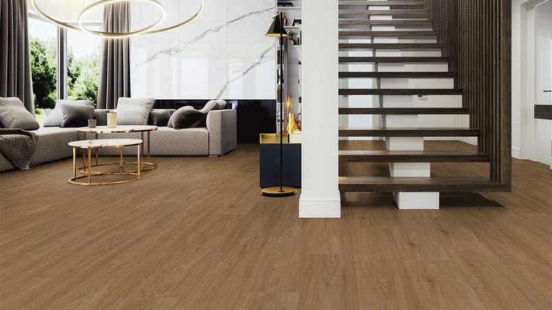 Gerflor Klick Vinyl - Senso Premium Rigid Acoustic Country brown | Trittschalldämmung integr. (40441627)