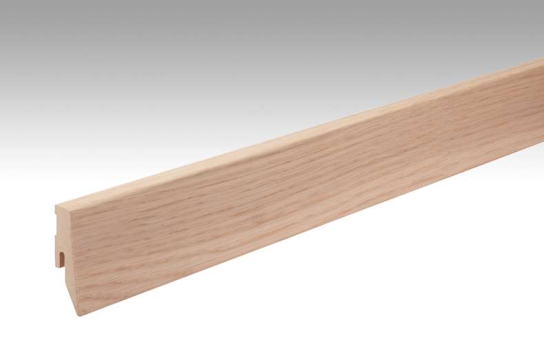MEISTER Sockelleisten Fußleisten Eiche weiß Nature 1087 - 2380 x 60 x 20 mm (200049-2380-01087 - 1030231087)