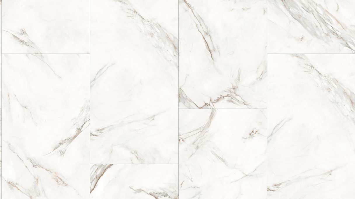 Gerflor Klick Vinyl Rigid - Creation 55 Clic Acoustic White Marble (61261743)