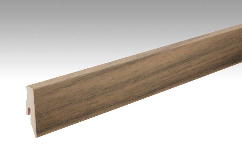 MEISTER Sockelleisten Fußleisten Nussbaum amerikanisch 1210 - 2380 x 60 x 20 mm (200049-2380-01210 - 1030231210)