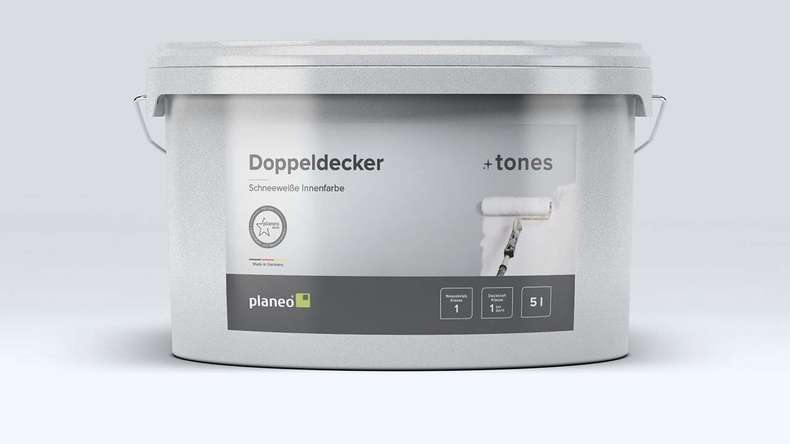 planeo Doppeldecker weiß - matt