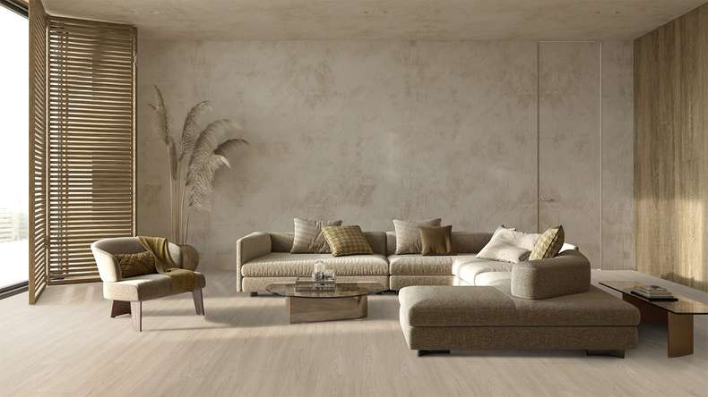 Gerflor Klick Vinyl - Virtuo 30 Rigid Acoustic EIR Blomma Light | Trittschalldämmung integr. (39131464)