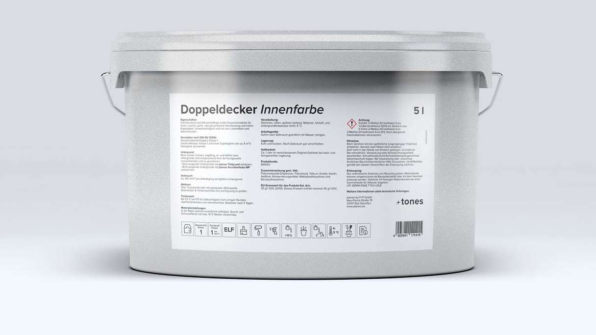 planeo Doppeldecker weiß  - matt 