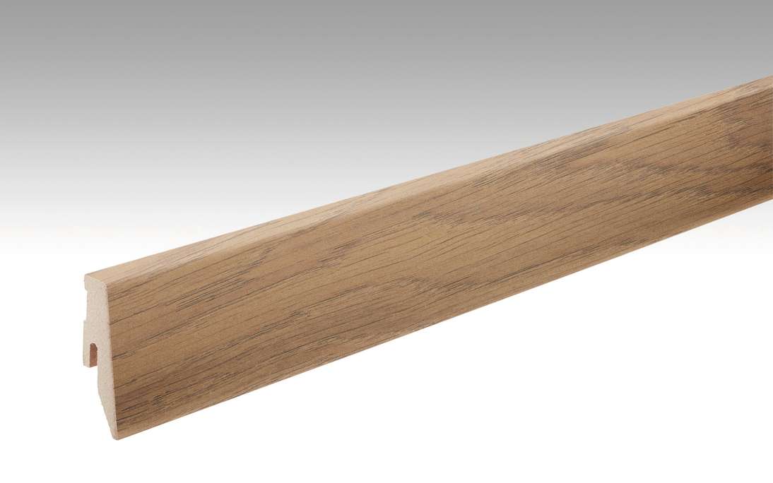 MEISTER Sockelleisten Fußleisten Eiche Chianti 6392 - 2380 x 60 x 20 mm (200005-2380-06392 - 6938236392)