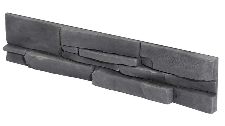 planeo StoneWall Solid Steinriemchen - Basalt